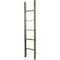 Ekena Millwork 15"W x 72"H x 3 1/2"D Vintage Farmhouse 5 Rung Ladder, Barnwood Decor Collection, Reclaimed Grey DECR015X072X04LDRGY - alternate 4